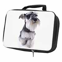 Schnauzer Dog Black Insulated School Lunch Box/Picnic Bag