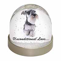 Schnauzer Dog-Love Snow Globe Photo Waterball