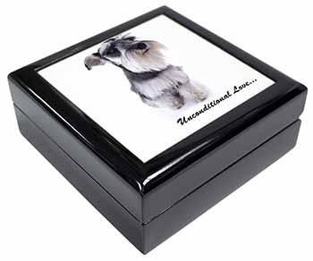 Schnauzer Dog-Love Keepsake/Jewellery Box