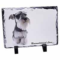 Schnauzer Dog-Love, Stunning Photo Slate