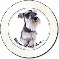 Schnauzer Dog-Love Car or Van Permit Holder/Tax Disc Holder