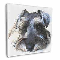 Schnauzer Dog Square Canvas 12"x12" Wall Art Picture Print