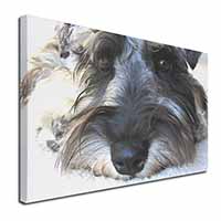 Schnauzer Dog Canvas X-Large 30"x20" Wall Art Print