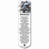 Schnauzer Dog Bookmark, Book mark, Printed full colour
