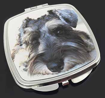 Schnauzer Dog Make-Up Compact Mirror