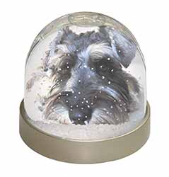 Schnauzer Dog Snow Globe Photo Waterball