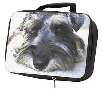 Schnauzer Dog Black Insulated School Lunch Box/Picnic Bag