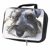 Schnauzer Dog Black Insulated School Lunch Box/Picnic Bag