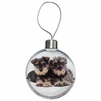 Miniature Schnauzer Dogs Christmas Bauble