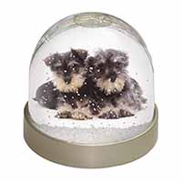 Miniature Schnauzer Dogs Snow Globe Photo Waterball