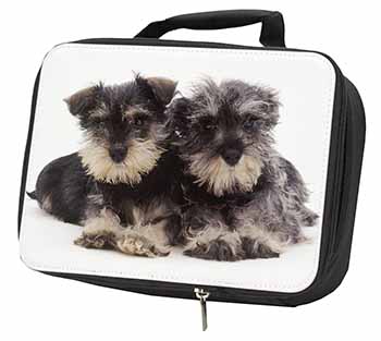 Miniature Schnauzer Dogs Black Insulated School Lunch Box/Picnic Bag