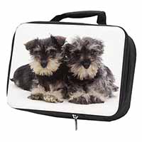 Miniature Schnauzer Dogs Black Insulated School Lunch Box/Picnic Bag