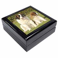 St Bernard Dog and Puppy Keepsake/Jewellery Box - Advanta Group®
