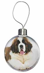 St Bernard Dog Christmas Bauble