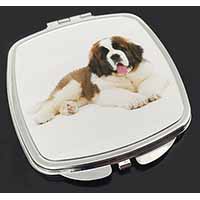 St Bernard Dog Make-Up Compact Mirror