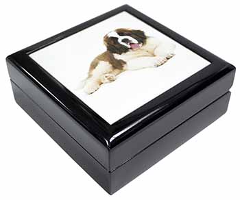 St Bernard Dog Keepsake/Jewellery Box