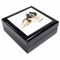 St Bernard Dog Keepsake/Jewellery Box