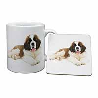 St Bernard Dog Mug and Coaster Set - Advanta Group®