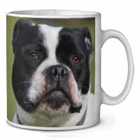Black and White Staffordshire Bull Terrier Ceramic 10oz Coffee Mug/Tea Cup