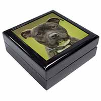 Staffordshire Bull Terrier Keepsake/Jewellery Box