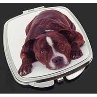 Staffordshire Bull Terrier Dog Make-Up Compact Mirror