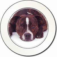 Staffordshire Bull Terrier Dog Car or Van Permit Holder/Tax Disc Holder
