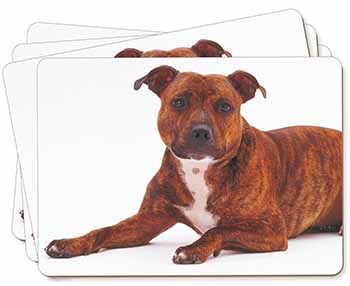 Staffordshire Bull Terrier Dog Picture Placemats in Gift Box