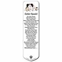 Cocker Spaniel and Kitten -Love Bookmark, Book mark, Printed full colour