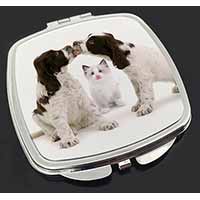 Cocker Spaniel and Kitten -Love Make-Up Compact Mirror