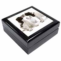 Cocker Spaniel and Kitten -Love Keepsake/Jewellery Box