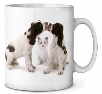 Cocker Spaniel and Kitten -Love Ceramic Coffee Mug/Tea Cup