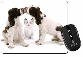 Cocker Spaniel and Kitten -Love Computer Mouse Mat