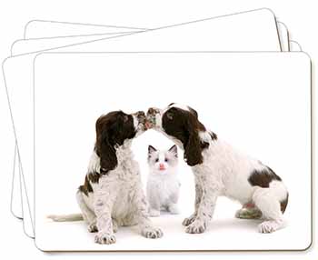 Cocker Spaniel and Kitten -Love Picture Placemats in Gift Box