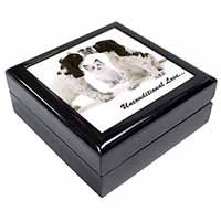 Cocker Spaniel and Kitten -Love Keepsake/Jewellery Box