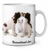 Cocker Spaniel and Kitten -Love Ceramic 10oz Coffee Mug/Tea Cup