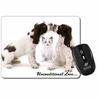 Cocker Spaniel and Kitten -Love Computer Mouse Mat