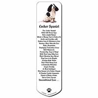 Cocker Spaniel Dog Bookmark, Book mark, Printed full colour