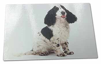 Large Glass Cutting Chopping Board Cocker Spaniel Dog