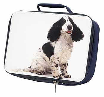 Cocker Spaniel Dog Navy Insulated School Lunch Box/Picnic Bag