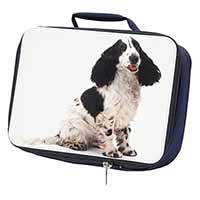 Cocker Spaniel Dog Navy Insulated School Lunch Box/Picnic Bag