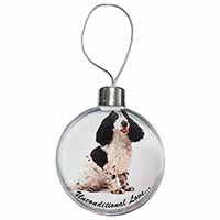 Cocker Spaniel With Love Christmas Bauble