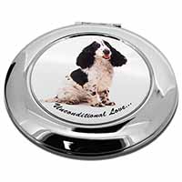 Cocker Spaniel With Love Make-Up Round Compact Mirror