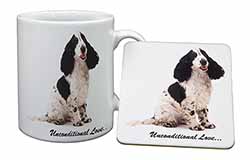 Cocker Spaniel With Love Mug and Coaster Set