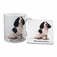 Cocker Spaniel With Love Mug and Coaster Set