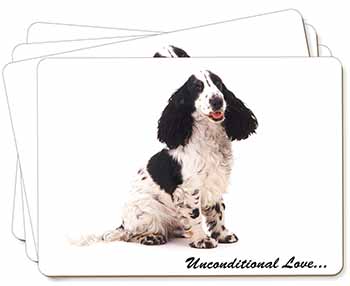 Cocker Spaniel With Love Picture Placemats in Gift Box