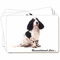 Cocker Spaniel With Love Picture Placemats in Gift Box