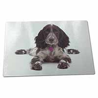 Large Glass Cutting Chopping Board Cocker Spaniel Dog Breed Gift