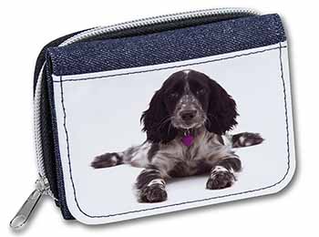 Cocker Spaniel Dog Breed Gift Unisex Denim Purse Wallet