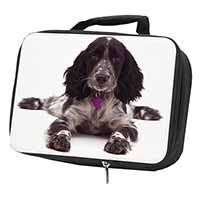 Cocker Spaniel Dog Breed Gift Black Insulated School Lunch Box/Picnic Bag