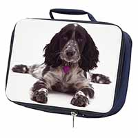 Cocker Spaniel Dog Breed Gift Navy Insulated School Lunch Box/Picnic Bag